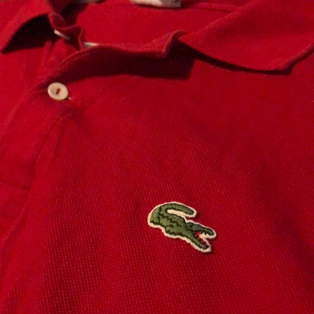 New Lacoste red shirt!